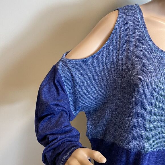 ❤️Last Chance I.N.C. International Concepts could shoulder blue top size XL - Picture 2 of 8